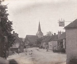 Signs Metal Print Collection: The Street, South Harting, 1902