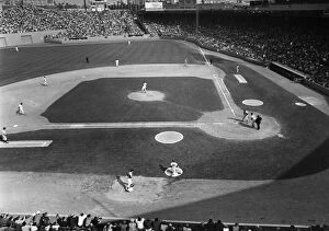 Baseball Stadiums Metal Print Collection: BASEBALL GAME, 1967. Game between the Boston Red Sox (in the field)
