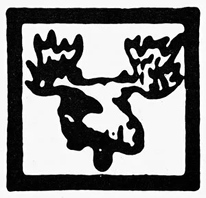 Moose Jigsaw Puzzle Collection: BULL MOOSE CAMPAIGN, 1912. Bull Moose Party presidential campaign symbol for Theodore Roosevelt