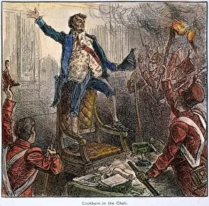 Speaker Collection: BURNING OF WASHINGTON. British Admiral Sir George Cockburn (1772-1853)