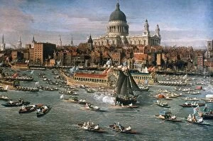 Ships and Boats Photo Mug Collection: CANALETTO: THAMES