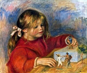 Pierre-Auguste Renoir Jigsaw Puzzle Collection: Claude Renoir, Playing. Oil on canvas by Pierre Auguste Renoir, n. d