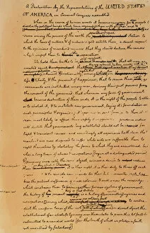 American Revolution Collection: Declaration of Independence