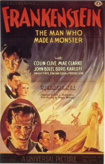 Doctor Collection: FILM: FRANKENSTEIN, 1931. Poster for the 1931 film, Frankenstein