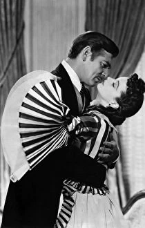 Butler Collection: GONE WITH THE WIND, 1939. Vivien Leigh and Clark Gable in a scene from the film