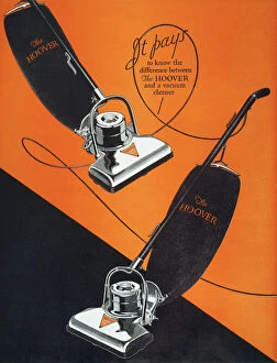 House Work Collection: HOME APPLIANCE AD, 1926. Advertisement for the Hoover vacuum cleaner from an American magazine of