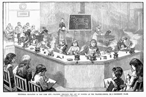 Related Images Photo Mug Collection: Industrial Education in New York City. Teaching Children the Art of Cooking at
