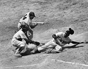 Score Collection: JACKIE ROBINSON (1919-1972). John Roosevelt Robinson, known as Jackie. American baseball player