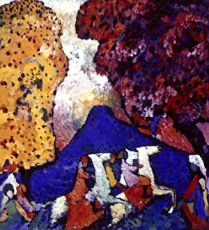 Wassily Kandinsky Photographic Print Collection: Kandinsky: Mountain, 1908