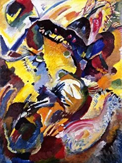 Fine art Metal Print Collection: KANDINSKY: PAINTING, 1914. Painting no. 199. Oil on canvas by Wassily Kandinsky