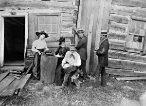 Norah Collection: Lincoln Cabin, C1891