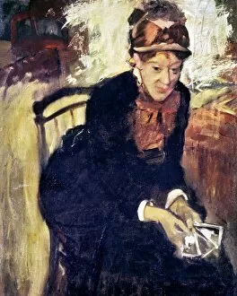 28 Oct 2010 Mouse Mat Collection: MARY CASSATT (1845-1926). Oil on canvas, c1880, by Edgar Degas