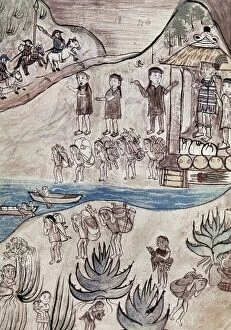 Mesoamerica Collection: MEXICO: INDIANS, c1500. P urhepecha (Tarascan) Indians of Michoacan Province, Mexico