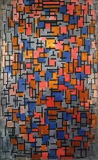 Abstract art Tote Bag Collection: Mondrian: Composition