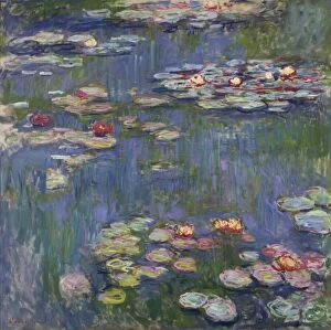 Impressionism Collection: MONET: WATER LILIES, 1916. Oil on canvas, Claude Monet, 1916