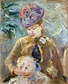 Artcom Collection: MORISOT: PAULE GOBILLARD. Portrait of Paule Gobillard, niece of the the artist, Berthe Morisot