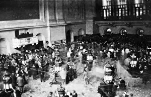 Wall Street Collection: NY STOCK EXCHANGE, c1907. The floor of the New York Stock Exchange in New York City