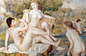 Breast Collection: RENOIR: BATHERS, 1884-87. Pierre Auguste Renoir: The Bathers. Oil on canvas, 1884-87