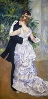 Pierre-Auguste Renoir Collection: RENOIR: TOWN DANCE, 1883. The Town Dance. Oil on canvas, 1883, by Pierre-Auguste Renoir