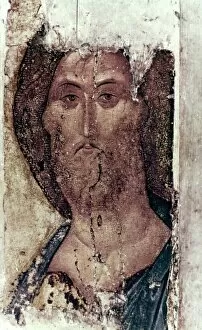 Posters Collection: RUSSIAN ICONS: THE SAVIOUR. By Andrei Rublev, c1400
