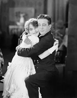 Dramatic Arts Collection: Silent Film Still: Couples