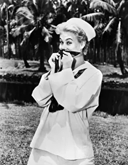 Royal Navy Collection: SOUTH PACIFIC, 1958. Mitzi Gaynor in the role of Nellie Forbush in the 1958 film adaptation of