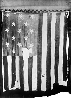 American History Collection: THE STAR SPANGLED BANNER. The 15-star American flag that flew over Fort McHenry
