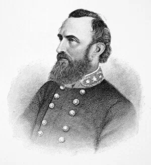 Confederate Collection: STONEWALL JACKSON (1824-1863). Thomas Jonathan Stonewall Jackson. American Confederate general