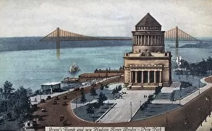 Bridges Metal Print Collection: The tomb of Ulysses S. Grant on Riverside Drive at 123rd Street in upper Manhattan