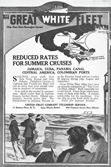 Related Images Framed Print Collection: UNITED FRUIT COMPANY, 1922. Advertisement from an American magazine of 1922, for
