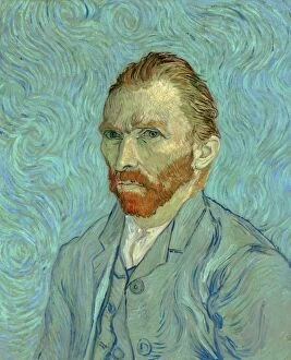 Beard Collection: VAN GOGH: SELF PORTRAIT. Oil on canvas, Vincent van Gogh, 1889