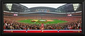 Football Pillow Collection: 2014 FA Cup Final Framed Panoramic Print