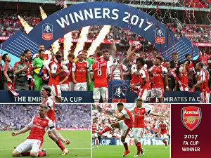 Related Images Collection: 2017 FA Cup Winners Framed Print