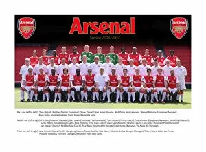 Islington Poster Print Collection: Back row (left to right): Theo Walcott