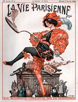 Pancake Day Photo Mug Collection: 1920s France La Vie Parisienne Magazine Cover