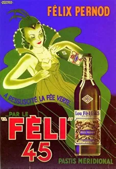 Adverts Collection: Felix Pernod 1930s France rklf Absinthe alcohol itnt