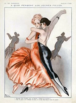 La Vie Parisienne (The Parisian Life) Metal Print Collection: La Vie Parisienne 1931 1930s France cc gay lesbians dancers party