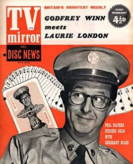 Related Images Metal Print Collection: TV Mirror 1958 1950s UK Phil Silvers magazines sergeant sergeant bilko comedians