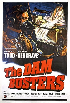 Related Images Jigsaw Puzzle Collection: The Dam Busters One Sheet Poster