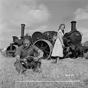 Titfield Thunderbolt Pillow Collection: Sid James and Gabrielle Brune