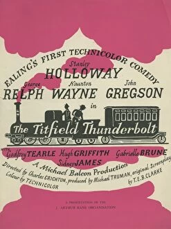 Ealing Premium Framed Print Collection: The Titfield Thunderbolt pressbook