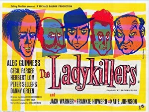 Film Poster Canvas Print Collection: UK quad poster for The Ladykillers (1955)