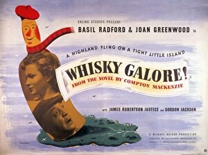 Poster Collection: Whisky Galore! (1949) UK quad poster