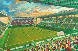 Rugby Photographic Print Collection: Easter Road Stadium Fine Art NEW EDITION