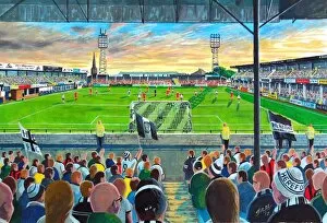 United Collection: Edgar Street Stadium Fine Art - Hereford Football Club