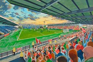 Airdrieonians Collection: Excelsior Stadium Fine Art - Airdrieonians Football Club