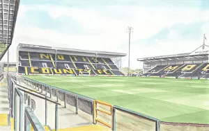 Football Collection: Football Stadium - Notts County FC - Inside Meadow Lane