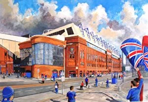 Related Images Poster Print Collection: Ibrox Stadium Fine Art - Rangers Football Club