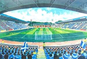 St James Park Collection: McDiarmid Park Stadium Fine Art - St Johnstone Football Club
