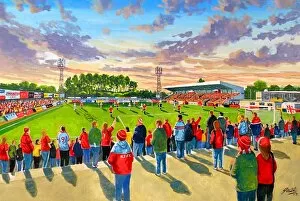 Related Images Collection: Rockingham Road Stadium Fine Art - Kettering Town Football Club